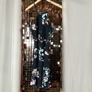SHEIN Floral Mini Halter dress